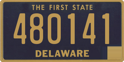 DE license plate 480141