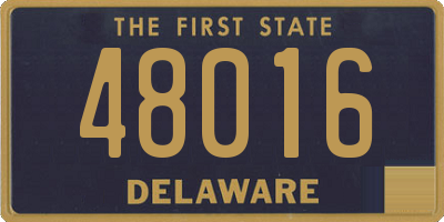 DE license plate 48016