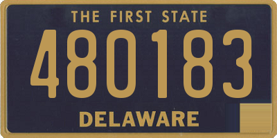 DE license plate 480183