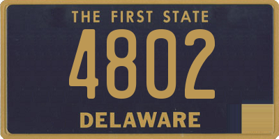 DE license plate 4802