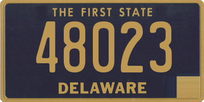 DE license plate 48023