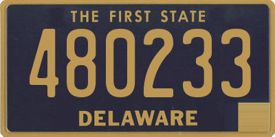 DE license plate 480233
