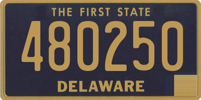 DE license plate 480250