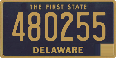 DE license plate 480255