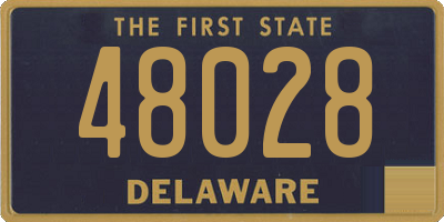 DE license plate 48028