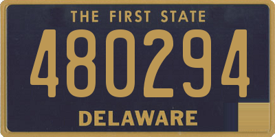 DE license plate 480294