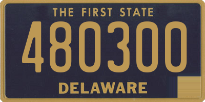 DE license plate 480300