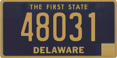 DE license plate 48031