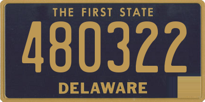 DE license plate 480322