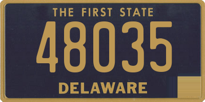 DE license plate 48035