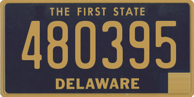 DE license plate 480395