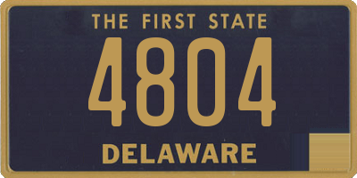 DE license plate 4804