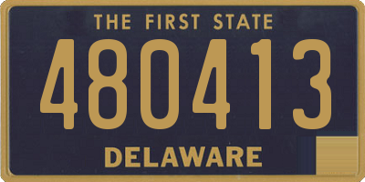 DE license plate 480413