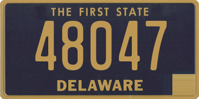 DE license plate 48047