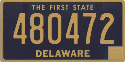 DE license plate 480472