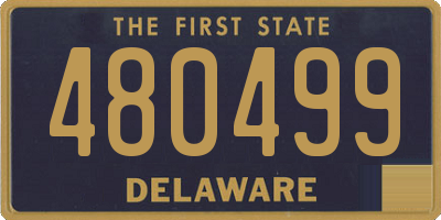 DE license plate 480499