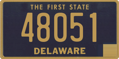 DE license plate 48051