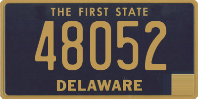 DE license plate 48052