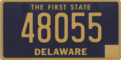 DE license plate 48055