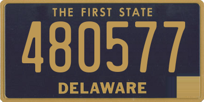 DE license plate 480577