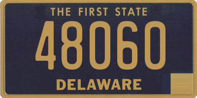 DE license plate 48060