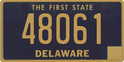 DE license plate 48061