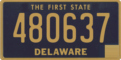 DE license plate 480637