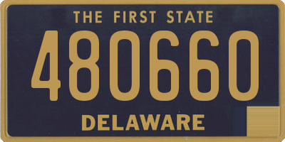 DE license plate 480660
