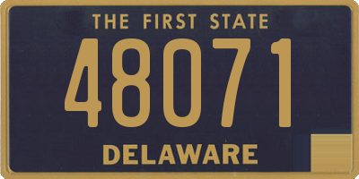 DE license plate 48071