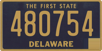 DE license plate 480754