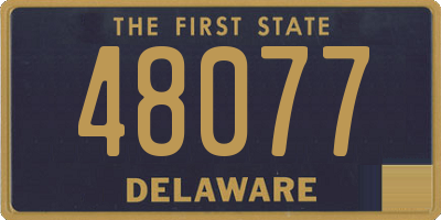 DE license plate 48077