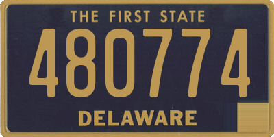 DE license plate 480774