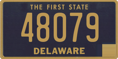 DE license plate 48079