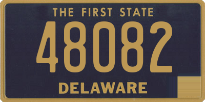 DE license plate 48082