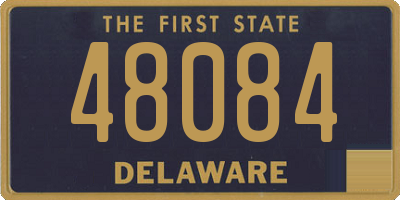 DE license plate 48084