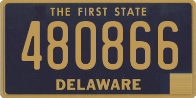 DE license plate 480866