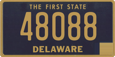 DE license plate 48088