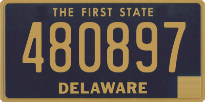 DE license plate 480897