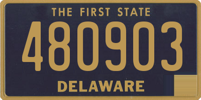DE license plate 480903