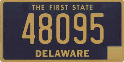 DE license plate 48095
