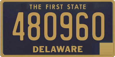 DE license plate 480960