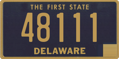 DE license plate 48111