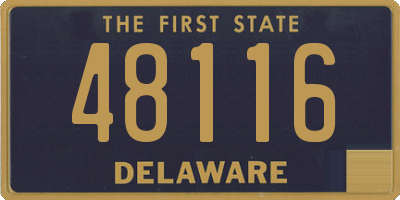 DE license plate 48116
