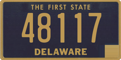 DE license plate 48117