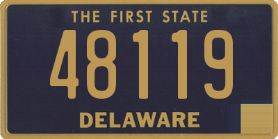 DE license plate 48119