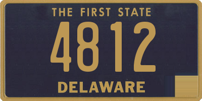 DE license plate 4812