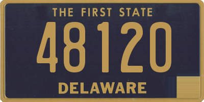 DE license plate 48120