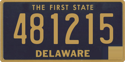 DE license plate 481215