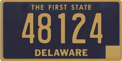 DE license plate 48124