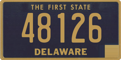 DE license plate 48126
